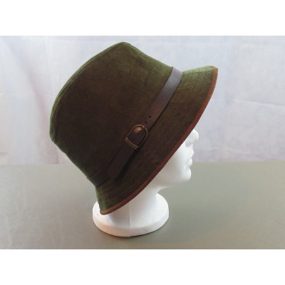 Collection XIIX 's Buckle Trim Fedora Hat  Olive Green  One Size 888472592205 eb-54015526